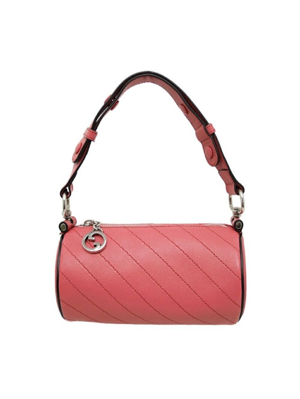 Gucci Blondie Mini Pink Silver Shoulder Bag Leather